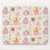 ピンク秋 マウスパッド (正面)