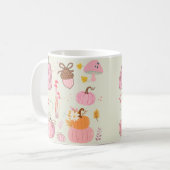 ピンク秋 マグカップ (正面左)