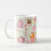 ピンク秋 マグカップ (左)