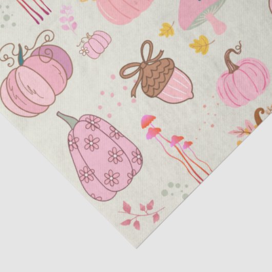 ピンク秋 薄葉紙 (詳細)