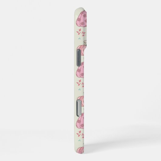ピンク秋 iPhoneケース (右側面)