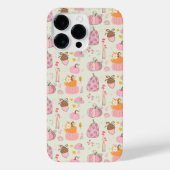 ピンク秋 iPhoneケース (裏面)