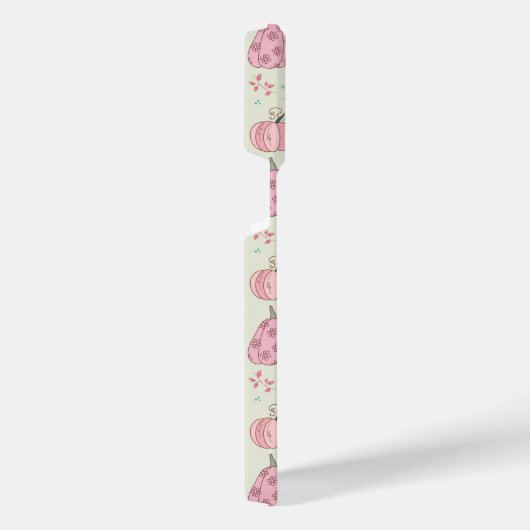 ピンク秋 iPhoneケース (右側面)