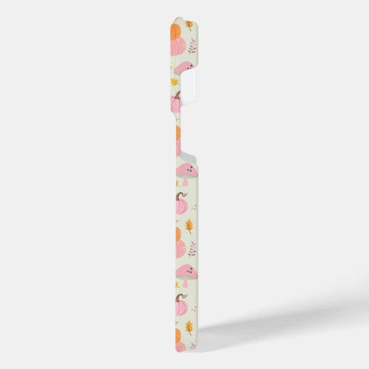 ピンク秋 iPhoneケース (左側面)