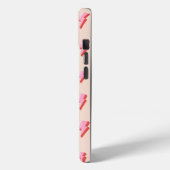 ピンク稲妻ボルトパターン Case-Mate iPhoneケース (裏面 / 左)