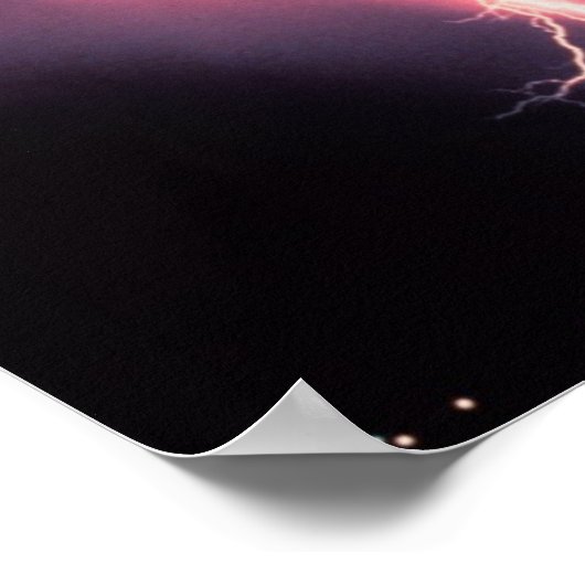 ピンク稲妻 ポスター (角)