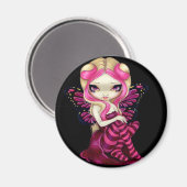 「ピンク稲妻」マグネット マグネット (正面/裏面)