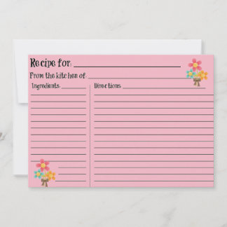 ピンク空白のレシピ