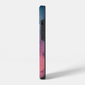ピンク空白月iPhoneケース漢字LOVE iPhoneケース (左側面)