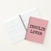 ピンク糖尿病手帳 ノートブック (内部)