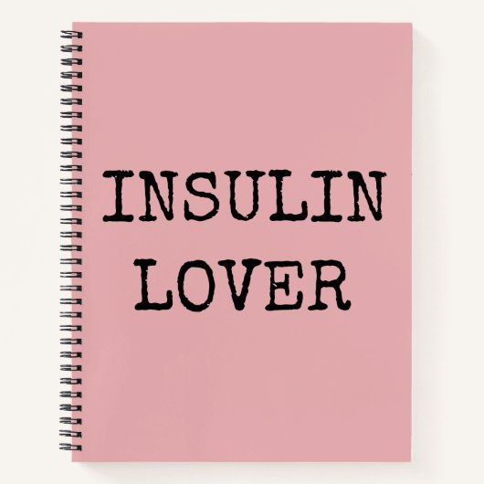ピンク糖尿病手帳 ノートブック (正面)