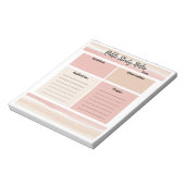 ピンク系色見本聖書研究ノートパッド ノートパッド (回転)