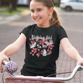 ピンク紙クレーン折り紙さくらんぼブロッサムチャイルド Tシャツ