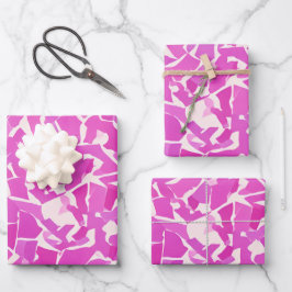 ピンク紙デザイン3 ラッピングペーパーシート