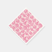 ピンク紙ナプキンス スタンダードカクテルナプキン (角)