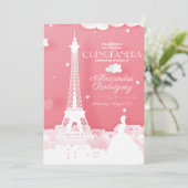 ピンク紙パリキンセニェラ 招待状 (スタンド正面)