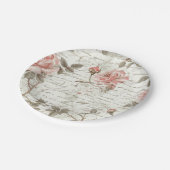 ピンク紙プレート ペーパープレート (アングル)