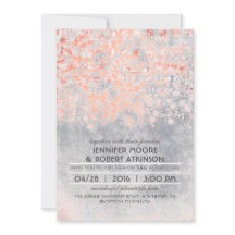 ピンク紙吹雪ヴィンテージ結婚式