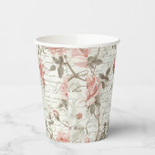 ピンク紙抱き枕 紙コップ (左)