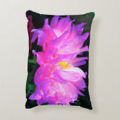 ピンク素晴らしとパープルサボテン アクセントクッション (裏面(縦))