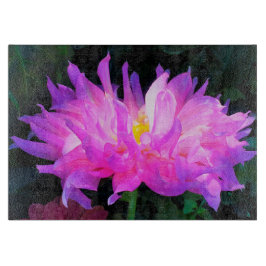 ピンク素晴らしとパープルサボテン カッティングボード