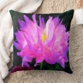 ピンク素晴らしとパープルサボテン クッション (ブランケット)