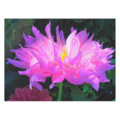 ピンク素晴らしとパープルサボテン テーブルクロス (正面(横))