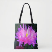 ピンク素晴らしとパープルサボテン トートバッグ (正面)