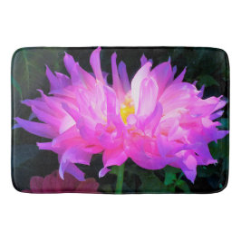 ピンク素晴らしとパープルサボテン バスマット