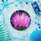 ピンク素晴らしとパープルサボテン ペーパープレート (パーティー)