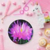 ピンク素晴らしとパープルサボテン ペーパープレート (パーティー)