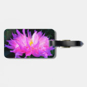 ピンク素晴らしとパープルサボテン ラゲッジタグ (裏面横)