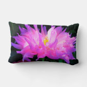 ピンク素晴らしとパープルサボテン ランバークッション (裏面)
