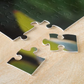 ピンク素晴らしのバラ&ブルーバタフライ ジグソーパズル (側面)