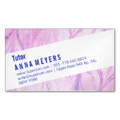 ピンク素晴らしのマーリング マグネット名刺 (正面)