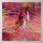 ピンク素晴らしイエロー金ゴールド名前をカスタムする絵を描ブラシ ポスター (正面)