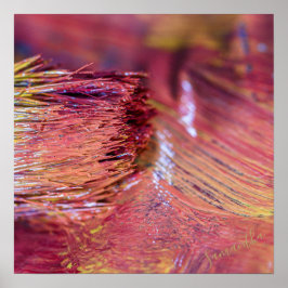 ピンク素晴らしイエロー金ゴールド名前をカスタムする絵を描ブラシ ポスター