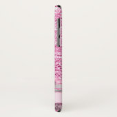 ピンク素晴らしグリッター鎖毛 Case-Mate iPhoneケース (裏面/左)