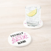 ピンク素晴らしトータルなにTシャツ&ギフト コースター (側面)