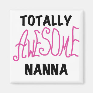 ピンク素晴らしトータルNanna Tシャツとギフト マグネット