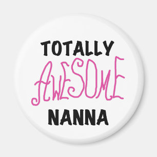 ピンク素晴らしトータルNanna Tシャツとギフト マグネット