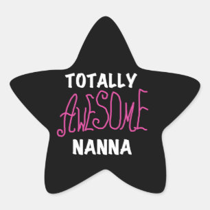 ピンク素晴らしトータルNanna Tシャツとギフト 星シール