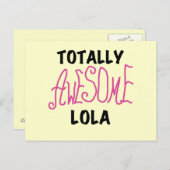 ピンク素晴らしトータルTシャツ&ギフト ポストカード (正面/裏面)