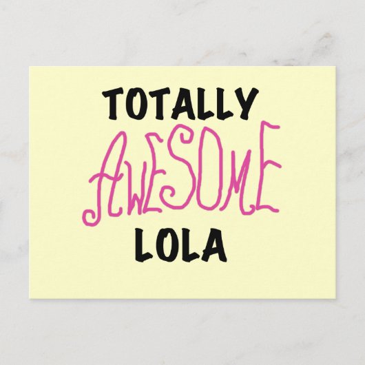 ピンク素晴らしトータルTシャツ&ギフト ポストカード (正面)