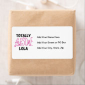 ピンク素晴らしトータルTシャツ&ギフト ラベル (インサイチュ)