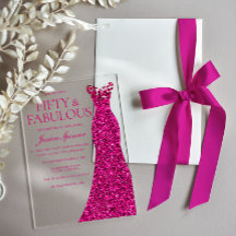 ピンク素晴らしドレス50th誕生日パーティー