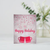 ピンク素晴らし色の素敵なお茶 シーズンカード (スタンド正面)