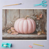 ピンク素朴のカボチャ紅葉の切り離 薄葉紙 (クラフト)