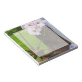 ピンク素朴のデイジーとカウボーイブーツ結婚ズ ノートパッド (アングル)