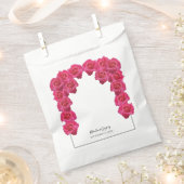 ピンク素朴のバラ結婚ズ フェイバーバッグ (クリップ留めされた状態)